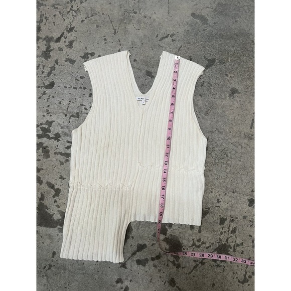 Helmut Lang Asymmetric Knit Top - Picture 7 of 9